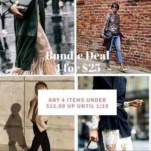 🎉🎉BUNDLE DEAL 4 items for $25.00 🎉🎉